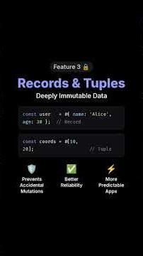 Top ES2025 Features You’ll Actually Use in JavaScript 🔥 (60-Second Update – Oct 2025)