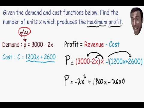 Optimization - Maximum Profit