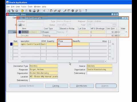 Creating Internal Requisitions Demo