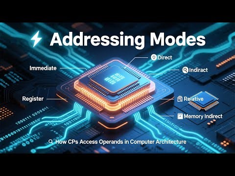 CPU Addressing Modes Explained ⚙️ | Immediate, Direct, Indirect & More
