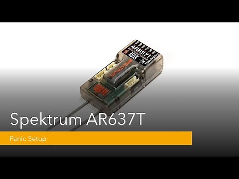 4. Spektrum AR637T Setup - Panic