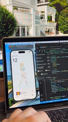 🚀 Flutter 3D UI App in Action! 🌟