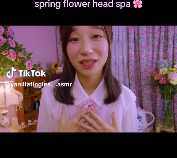Spring Flower Head Spa ASMR Experience