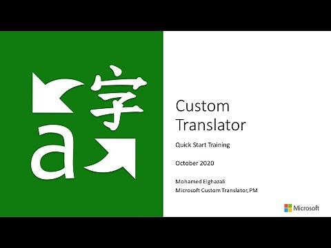Custom Translator