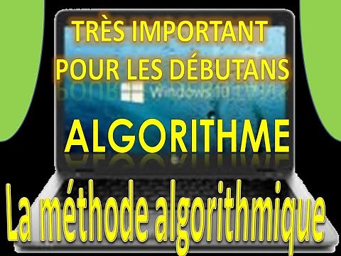 cous algorithme: Étapes de créer un programme informatique(la méthode algorithmique )