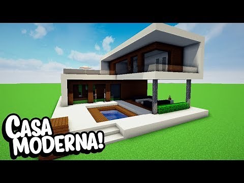 Minecraft: CONSTRUINDO UMA CASA MODERNA 9