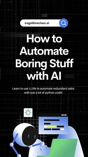 Automate the boring stuff with AI!
