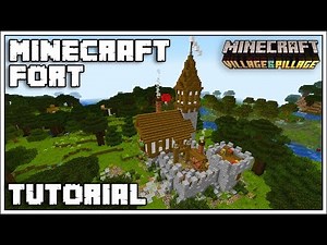 Minecraft 1.14 ► How To Build A Fort [Tutorial]