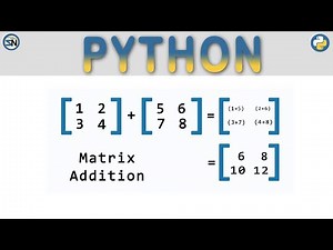Python: How to perform matrix addition using the powerful NumPy library and efficient for loops.
