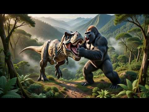 King Kong vs T-Rex | The Most Terrifying Monster Battle in History