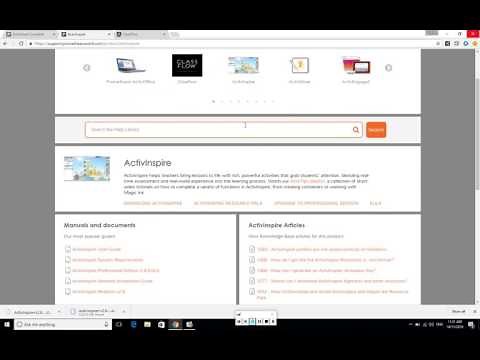 Downloading ActivInspire