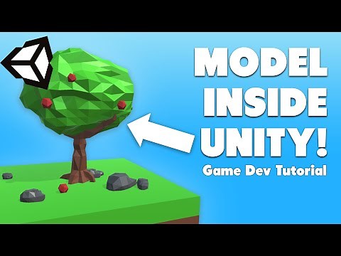 Model Directly Inside Unity with ProBuilder (3d gamedev tutorial)
