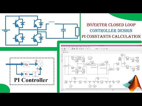 Closed Loop Simulation of single Phase Stand-alone Inverter using MATLAB with PI controller design.