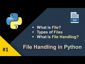 File Handling in Python 📂 | What is File ?| Types of Files Explained | Python File Handling