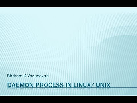 Daemons in Linux/Unix (CRON)