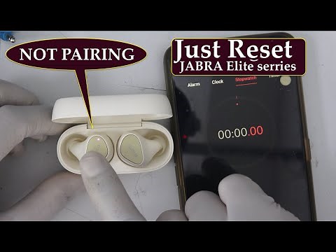 How to reset Jabra Elite JABRA Elite factory settings