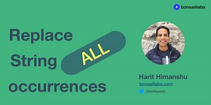 How to find and replace all occurrences of a String in JavaScript