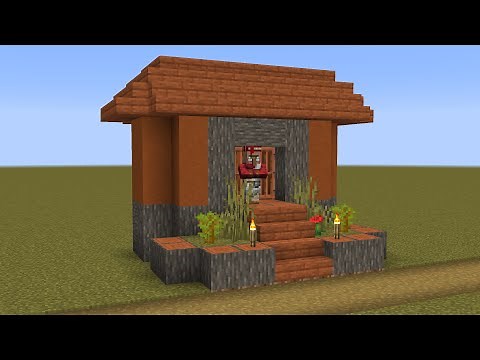 How to build a Minecraft Village Library (1.14 savanna)