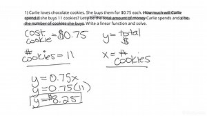 Solving 1-Step Functions with 2 Variables with Function Notation for a Real-World Problem | Algebra | Study.com
