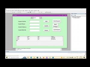 ADODC in visual basic 6.0 | ADO data control in visual basic 6.0 | MS Access database in VB 6.0