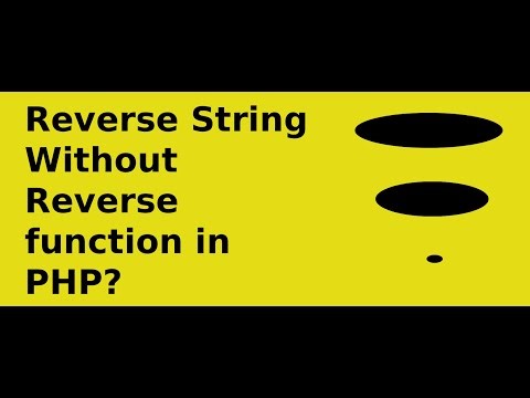 Write a program to reverse a string without using reverse ()?