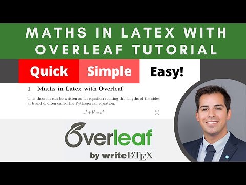 Math equations in latex with overleaf. Complete and Simple tutorial!