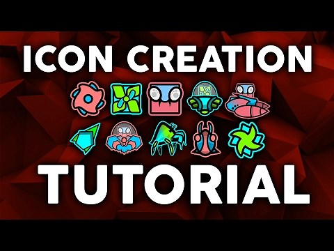 Geometry Dash- MAKE YOUR OWN ICONS! (Tutorial)