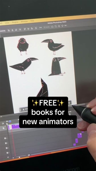 FREE e books for new animators . . Ive listed where you can find all of these, but If you google any of these titles and “free pdf” they should be one of the first links to pop up! . . #animation #animator #artschool #artschoolcheck #artstudent