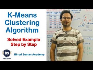 K Means Clustering Algorithm | Easy expalined | solved example step by step