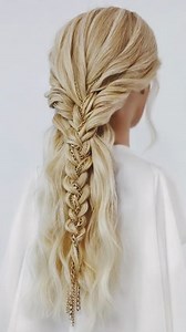 An amazing chain braid tutorial | MetDaan Hairstyles