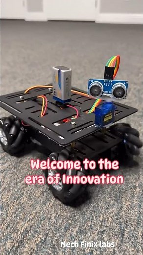 RC car using Arduino, servo motor and Ultrasonic Sensor #arduino #mechfinixlabs