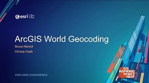ArcGIS Online: World Geocoding
