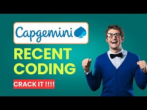 Latest | Capgemini Coding Questions 2024 | Capgemini Previous Year Questions | UBK Anna