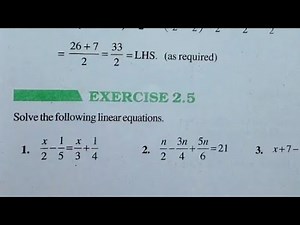 Class 8th maths l Exercise 2.5 l Solution l NCERT l CBSE Board l English medium l Ex 2.5 class 8