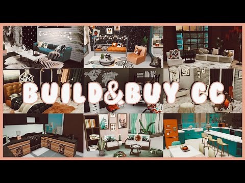 800+ ITEMS BUILD&BUY CC FOLDER🐙SIMS 4 FURNITURE BUILD CC FINDS 😍SHOWCASE & FREE DOWNLOAD