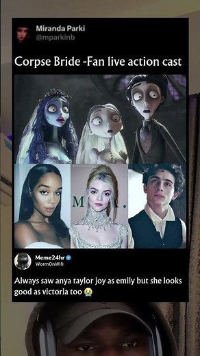Corpse bride fan cast