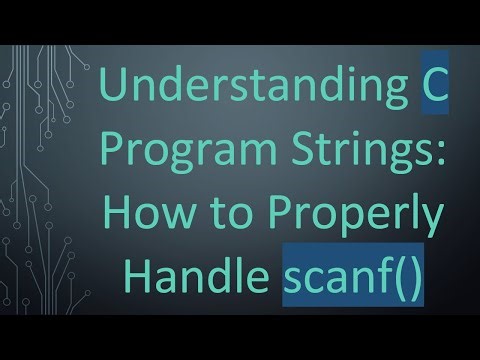 Understanding C Program Strings: How to Properly Handle scanf()