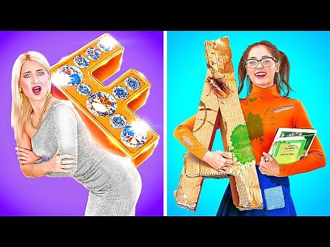 RICH UNPOPULAR VS POOR POPULAR II Funny Situations With 123 GO!