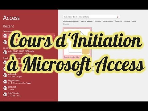 Cours Formation Initiation à Microsoft Access : Découvrez https://www.sollo.co 100% en Access