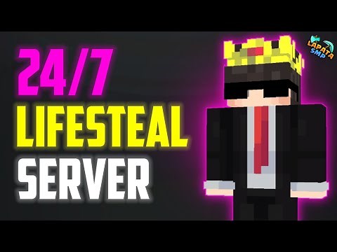 Best cracked public Lifesteal smp server for Minecraft mcpe and java || free to join 24/7 online