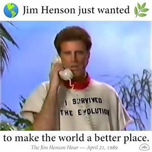 Jim Henson takes on Creationists, climate change deniers, and Big Oil all in one swipe... | Muppet Wiki