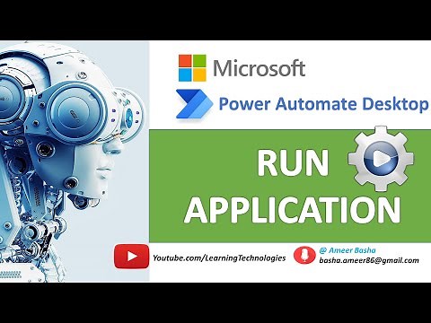 Power Automate Desktop || Run application action (System Actions)