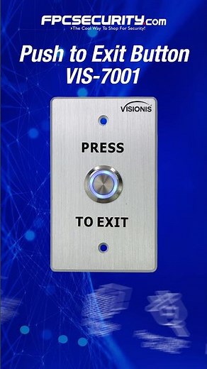 Outdoor Push to Exit Button for Door Access Control