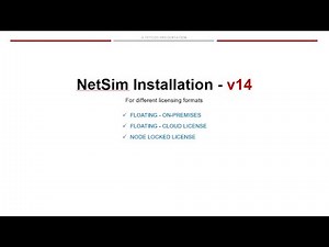 NetSim Installation - v14
