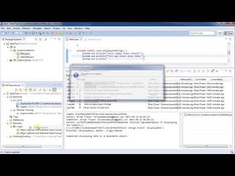 Making Changes: Git & Eclipse