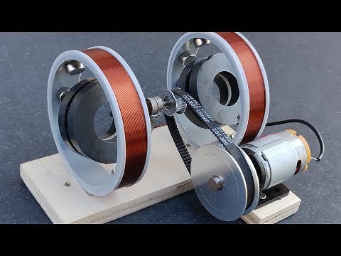 Permanent Magnet Free Energy Generator