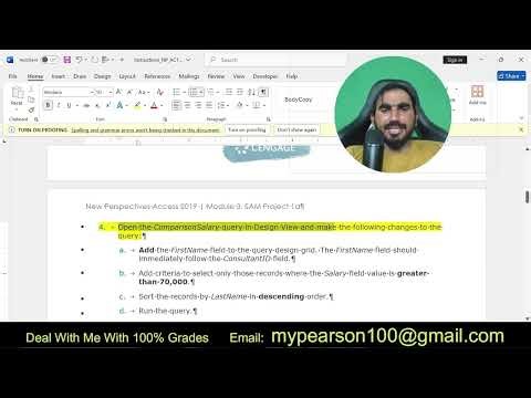 Access 2019 Module 3 SAM Critical Thinking Project 1c/Module 3 SAM Critical Thinking Project 1c