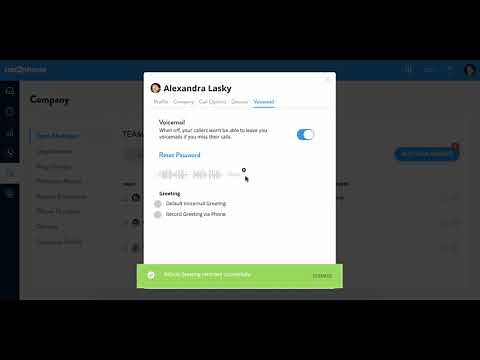 Setting Up Voicemail