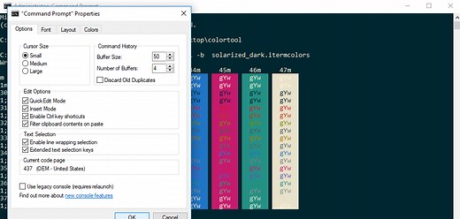 Use ColorTool to change Command Prompt color scheme & download more color schemes