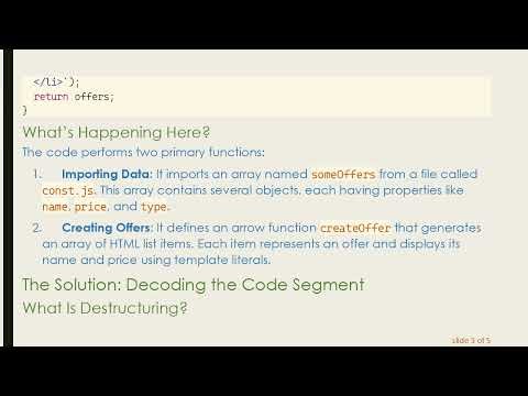 Understanding Destructuring in JavaScript